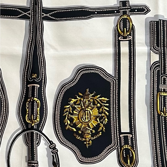 Hermes "Harnais des Presidents" silk vintage 1968 by Marie-Françoise Heron - Picture 2 of 3